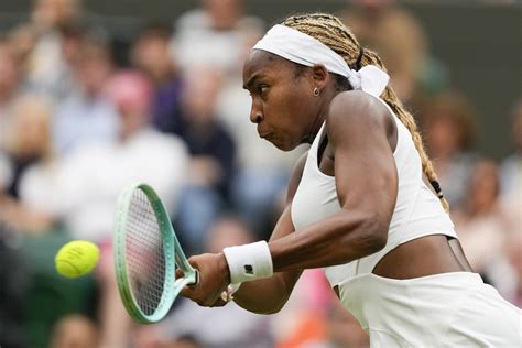 suspended tennis match|Wimbledon 2024: Coco Gauff and Carlos Alcaraz advance; .
